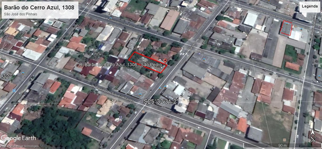 Lote/Terreno 838m² - Aluga - Centro São José dos Pinhais – foto 1